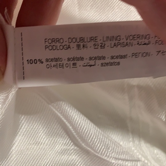 NWT. Zara Oyster White Tailored Double Breasted Blazer. Size S, M. - Picture 10 of 11